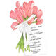 Tulip Bouquet Die-cut Invitations Image 1 of 4